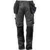 UNIQUE Kassel Men’s Anthracite/Black Trousers with Kneepad Pockets
