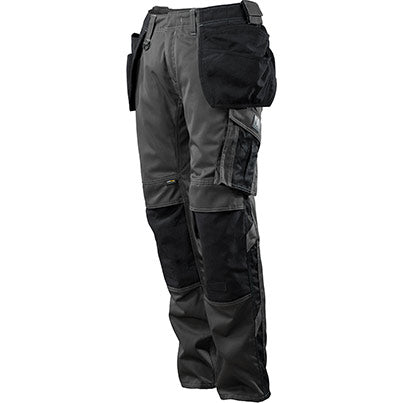UNIQUE Kassel Men’s Anthracite/Black Trousers with Kneepad Pockets