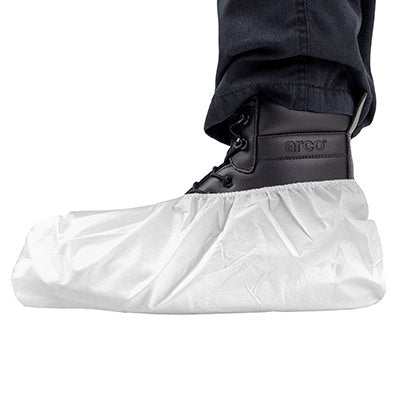 White Chemical Overshoes (Pack of 25 Pairs)
