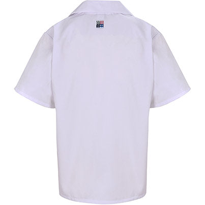 White Short-Sleeve Baker’s Shirt