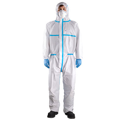 White Type 4B/5B/6B Chemical Coverall