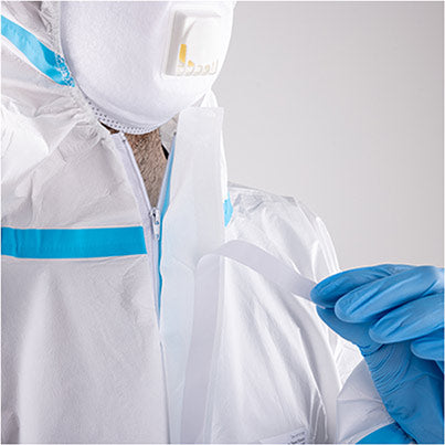 White Type 4B/5B/6B Chemical Coverall
