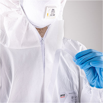 White Type 5B/6B Chemical Coverall