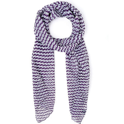 Women’s Patterned Chiffon Scarf