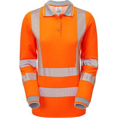 LIFE Women’s  Long-Sleeve Hi-Vis Polo Shirt