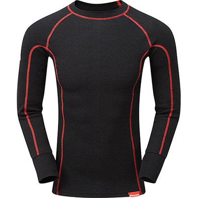 XARC01 Men’s Black Long-Sleeve Arc-Flash Base-Layer Vest