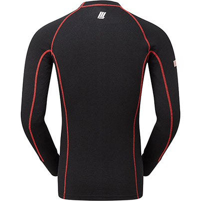 XARC01 Men’s Black Long-Sleeve Arc-Flash Base-Layer Vest