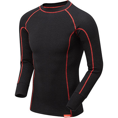 XARC01 Men’s Black Long-Sleeve Arc-Flash Base-Layer Vest