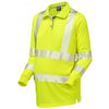 Yarnacott Long-Sleeve Hi-Vis Maternity Polo Shirt