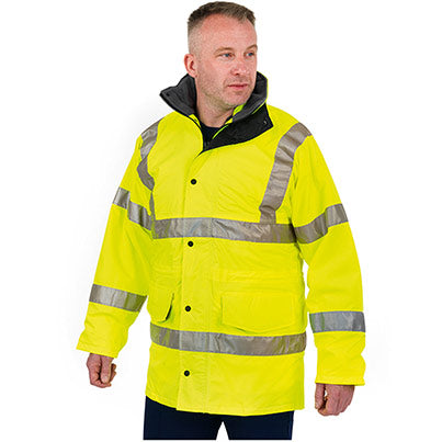 Yellow 4-in-1 Hi-Vis Coat