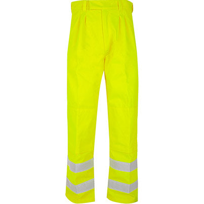 Polycotton Hi-Vis Trousers with Kneepad Pockets