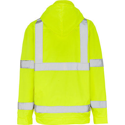 Yellow Interactive Hi-Vis Bomber Jacket